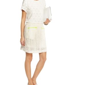 PREEN LINE Ines Embroidered Tulle Skirt